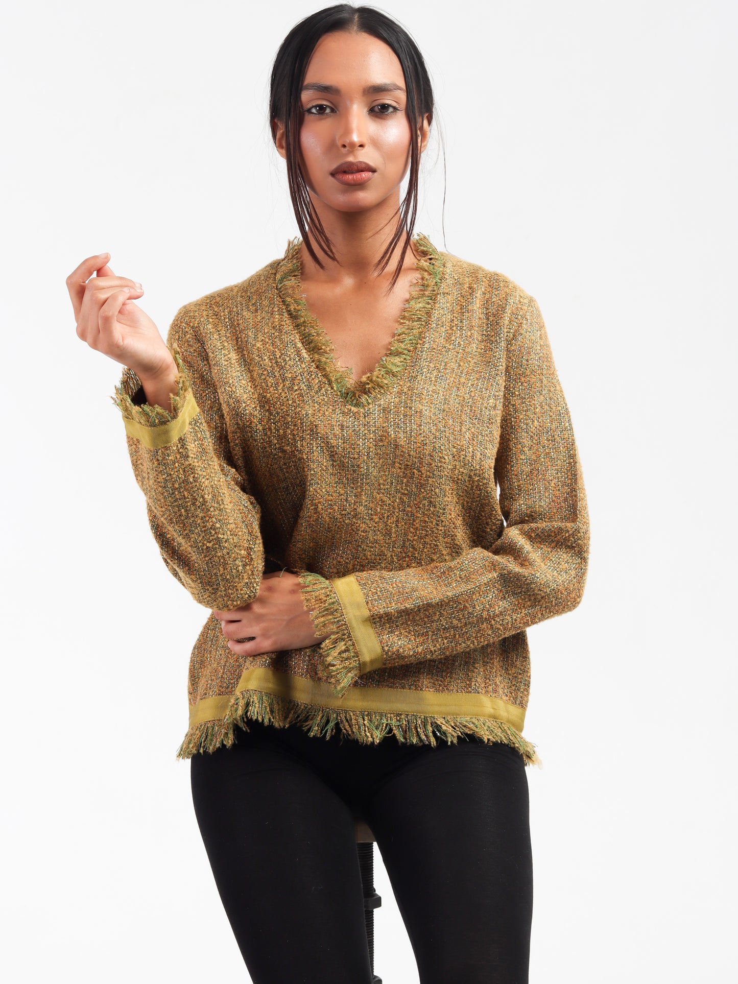 Mustard & Tweed Blouse