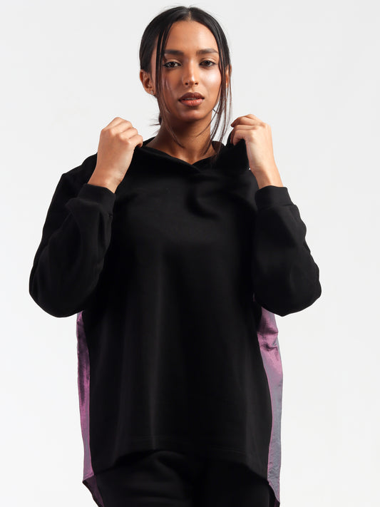 Black & Grape Loungewear Set