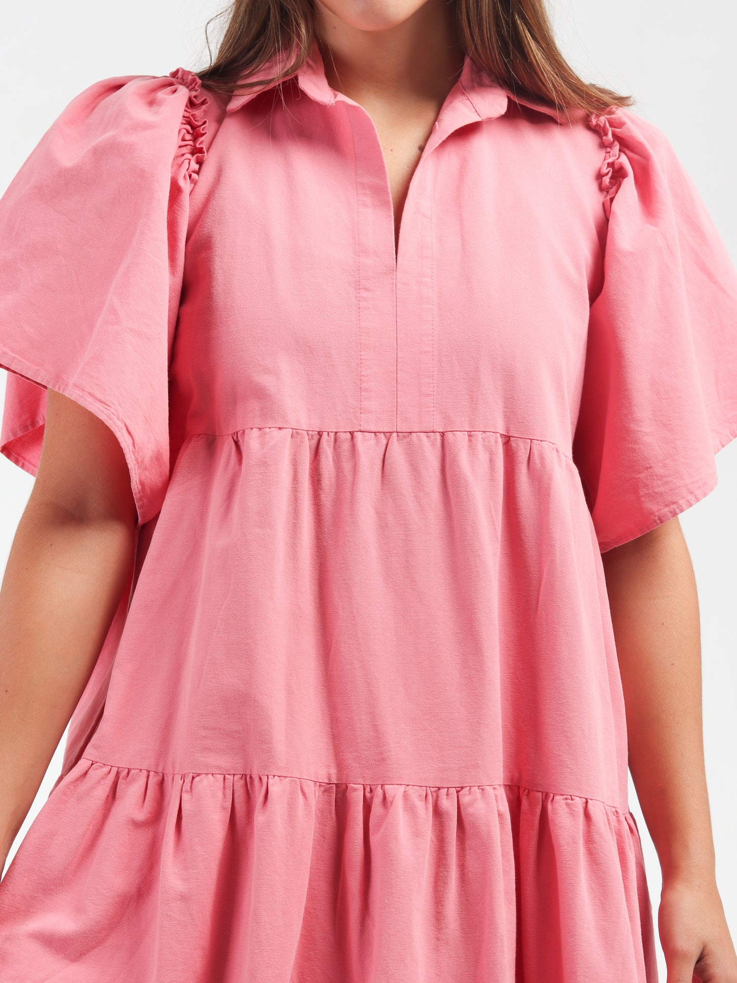 Sweet Pink Layered Dress