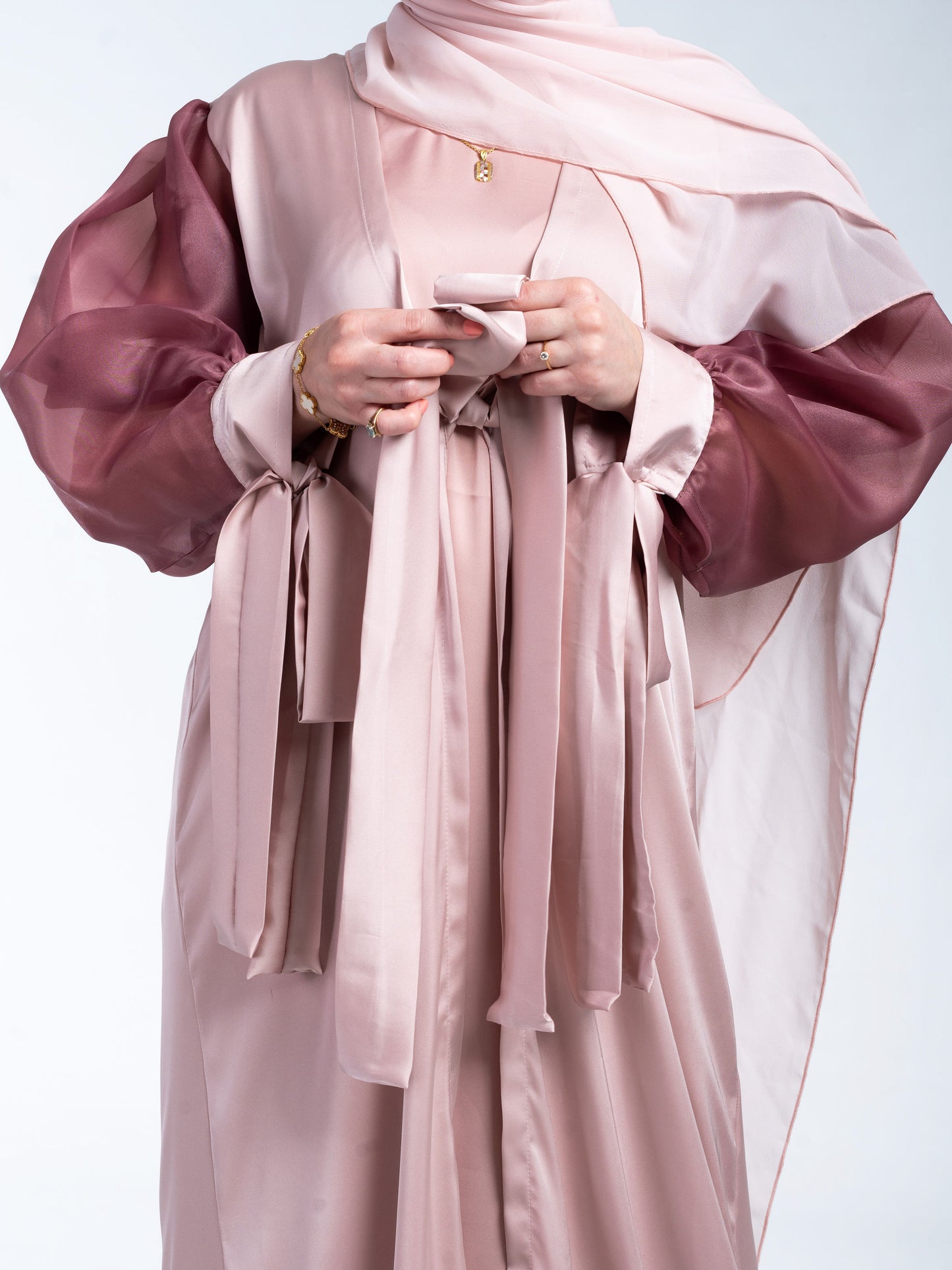 Dusty Rose Silk Set